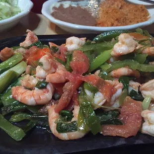 Shrimp Fajitas