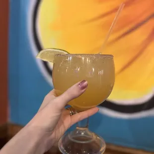 House Margarita with Peach