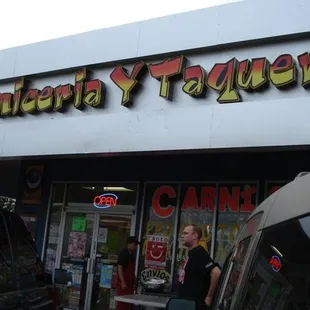 Front of the building