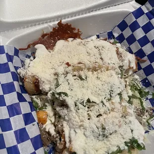 Steak and Shrimp Street Tacos and a Crispy Steak Taco