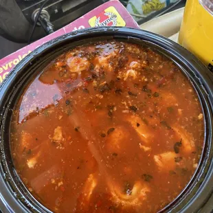 Menudo..... best I've ever had and I've had a lot all over west Texas .