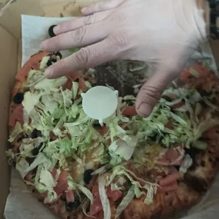 Smallest Taco Size Pizza