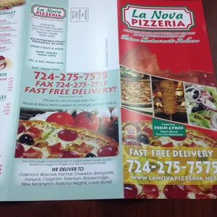 Menu Cover