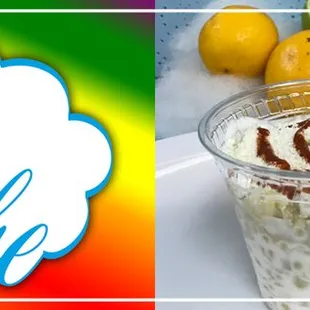 a glass of milk and some fruit