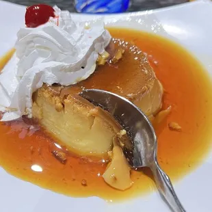 Exquisite flan!