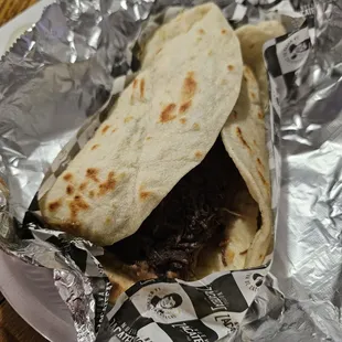 Barbacoa with onion and cilantro