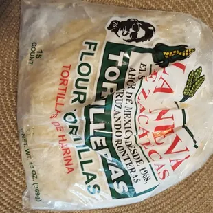 Small flour tortillas