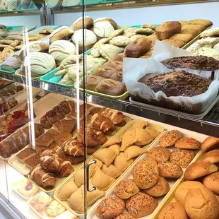 a variety of baked goods