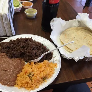 Barbacoa plate