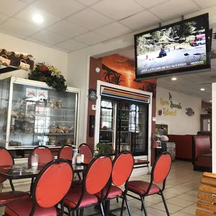 the interior of a restaurant