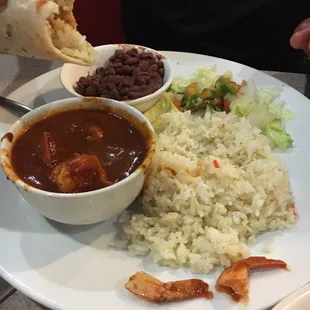 Spicy shrimp dish. Do not remember the actual name. Very good but extremely spicy
