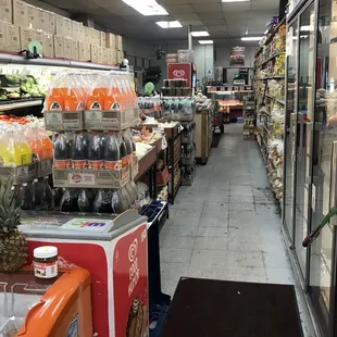 Inside convenient store