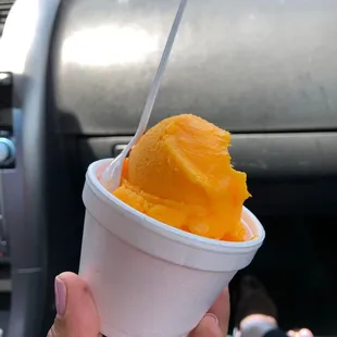 Mango ice cream!