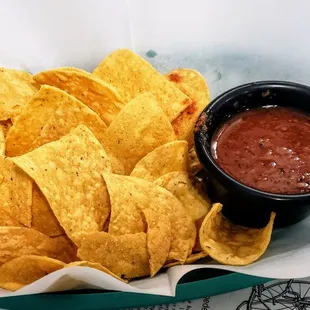 Chips and Salsa at La Nueva Perla