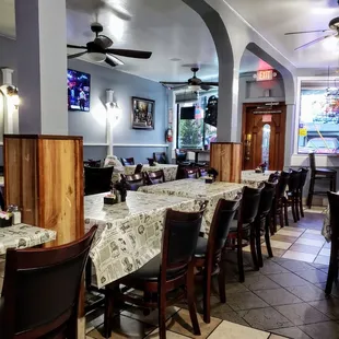 Dining Area at La Nueva Perla