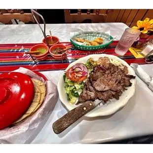 Pretty Tasty Cesina Oaxaquea 21.89$ Total @ La Oaxaqueña . 3382 N Milwaukee Ave, Chicago, IL Cool!