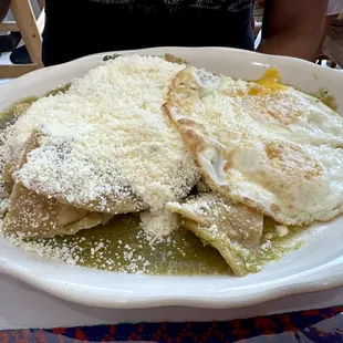 Chilaquilles en Salsa Verde