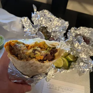 Asada burrito