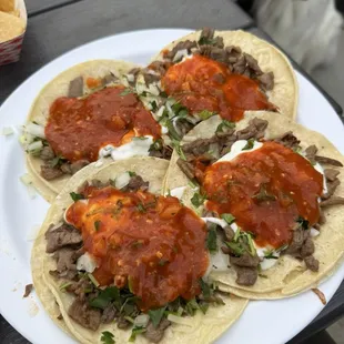 Steak tacos