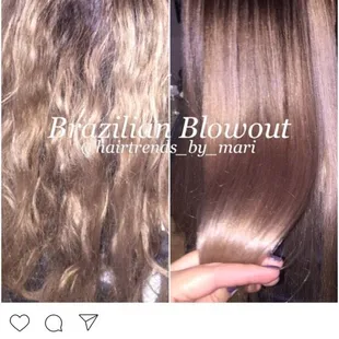 Brazilian Blowout! By Mari