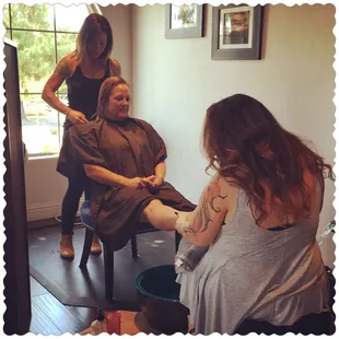 Making it happen! The works!