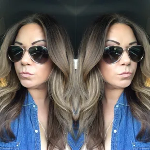 Clients selfie!! Hair by Erica :)