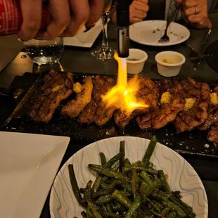 dinner presentation.