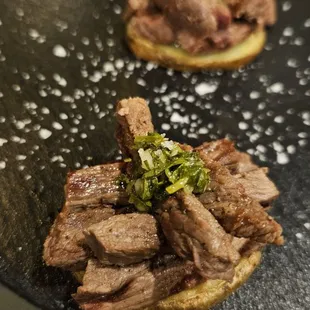 Steak bites appetizer