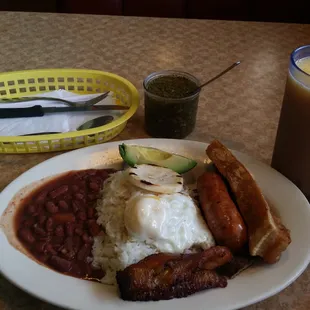 A typical Columbian Lunch! :)