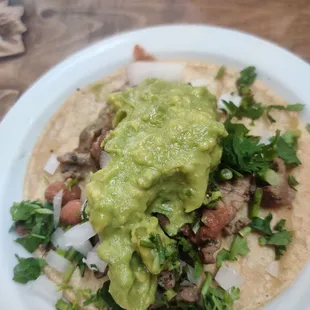 Carne asada Tijuana taco