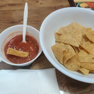 Salsa is amazing best I&apos;ve had with chips