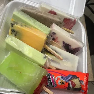 Paletas of all Flavors!