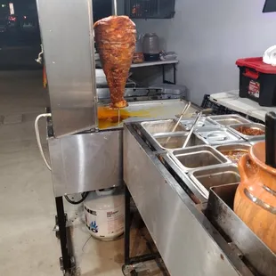 a view of a restaurant kitchen