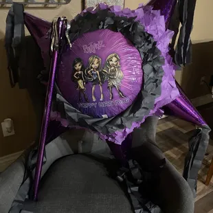 Bratz custom piñata and custom stick to match.