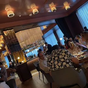 View of dining room.