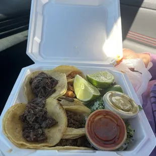 Fajita tacos pastor tacos barbacoa tacos