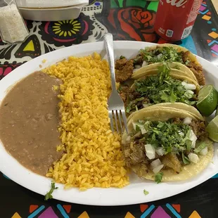 Taco platter