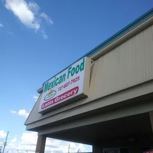 Outside signage