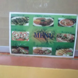 Part of menu