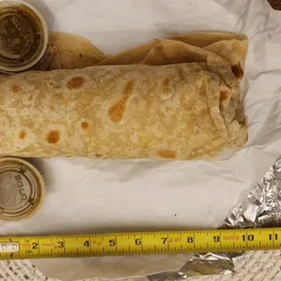 That&apos;s a long burrito!!! Surf &amp; Turf