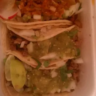 They give some fat tacos for cheap
