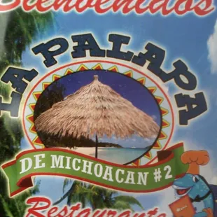 a sign for a restaurant