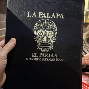 Menu cover