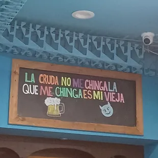 a sign for a restaurant