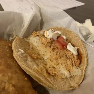 Chicken taco