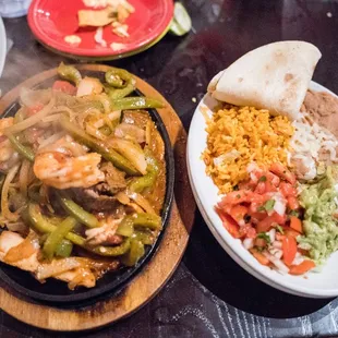two plates of food