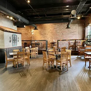 the interior of the restaurant