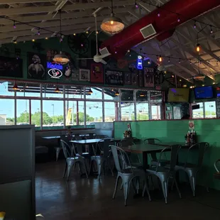 The main dining area