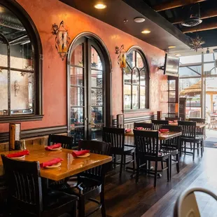 the interior of a restaurant