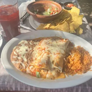 Enchiladas Crab and Shrimp